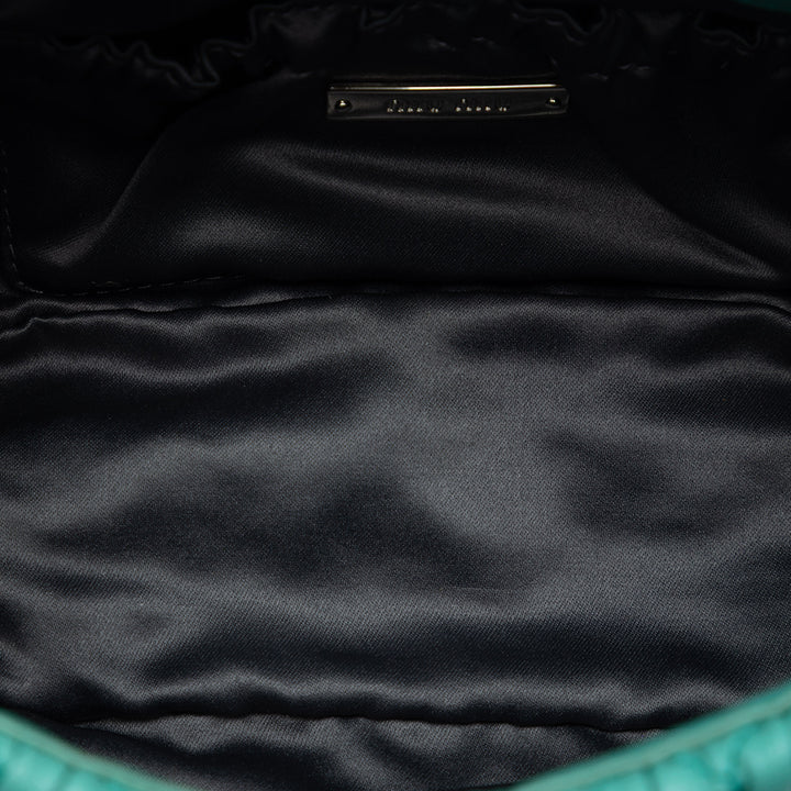 Matelasse Cristal Chaîne Sac nappa Vert