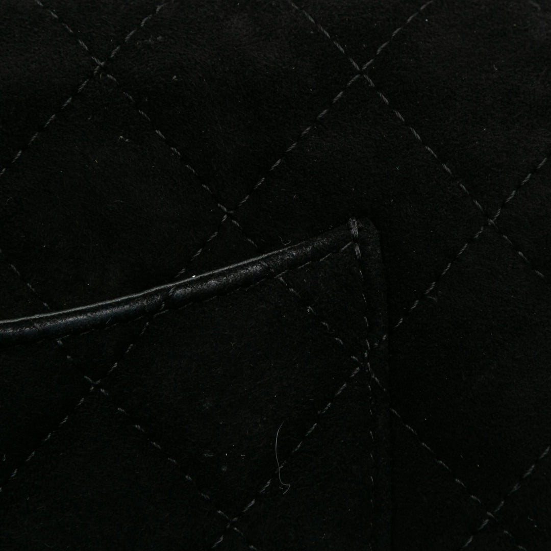 Chanel Matelassé Daim Cocostellar Wallet on Chain