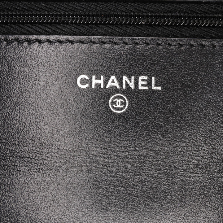 Chanel Matelassé Daim Cocostellar Wallet on Chain