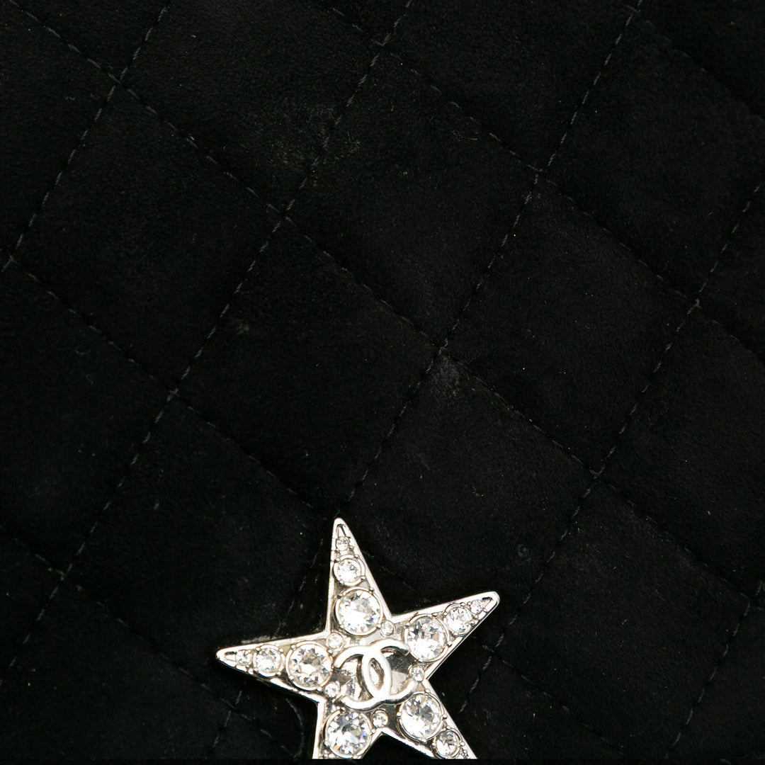 Chanel Matelassé Daim Cocostellar Wallet on Chain