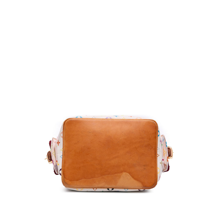 Monogram Multicolore Petit Noe White - Gaby Paris