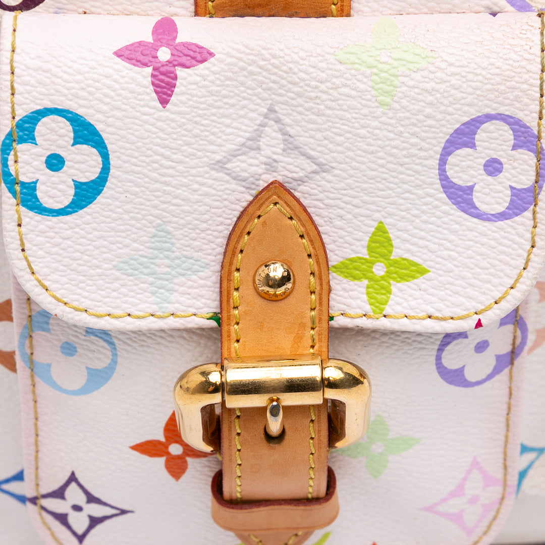 Monogram Multicolore Petit Noe White - Gaby Paris