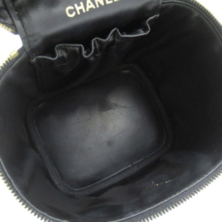 CC Caviar Vanity Case Black - Gaby Paris