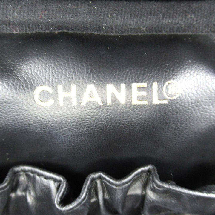 CC Caviar Vanity Case Black - Gaby Paris