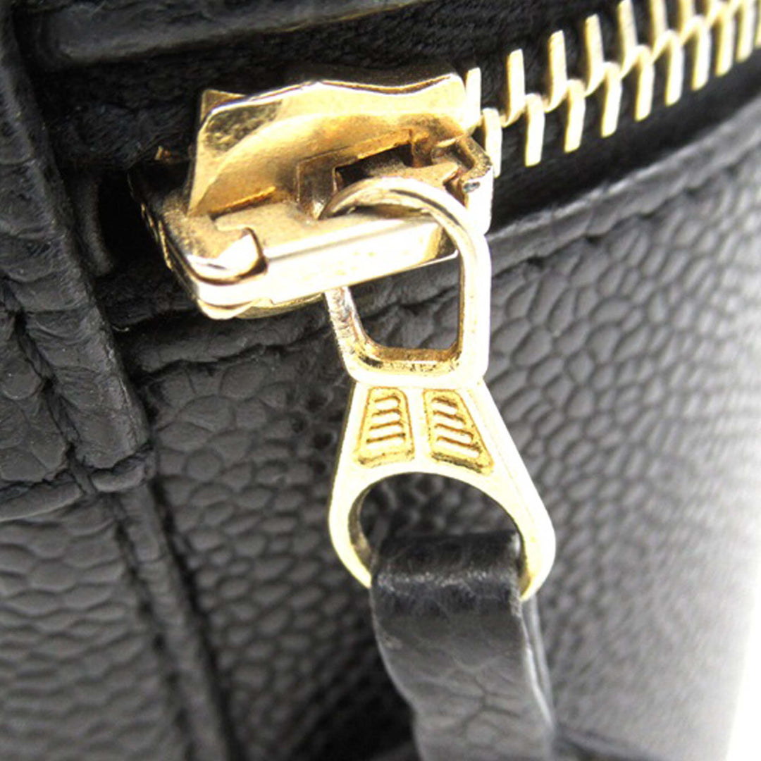 CC Caviar Vanity Case Black - Gaby Paris