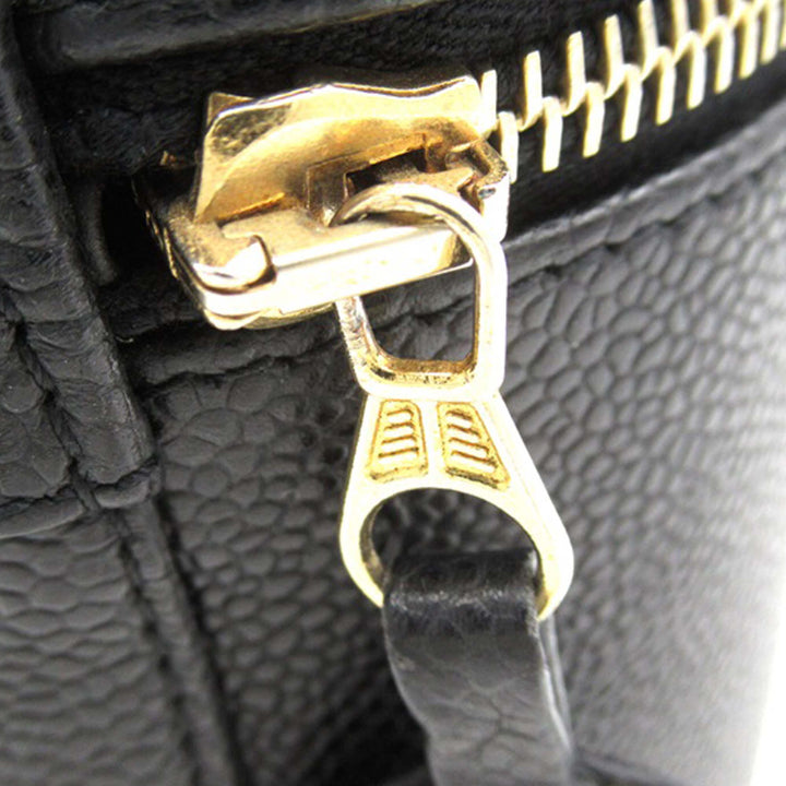CC Caviar Vanity Case Black - Gaby Paris