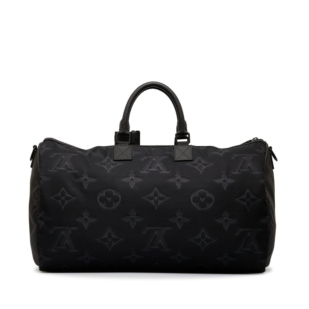 Monogram 3D 2054 Reversible Keepall Bandouliere 50 Black - Gaby Paris