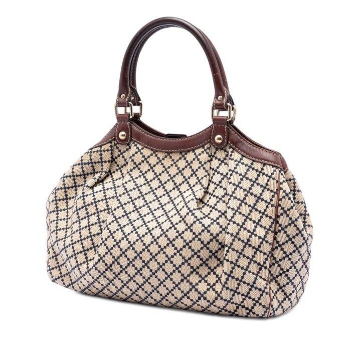 Gucci Medium Diamante Toile Sukey Cabas