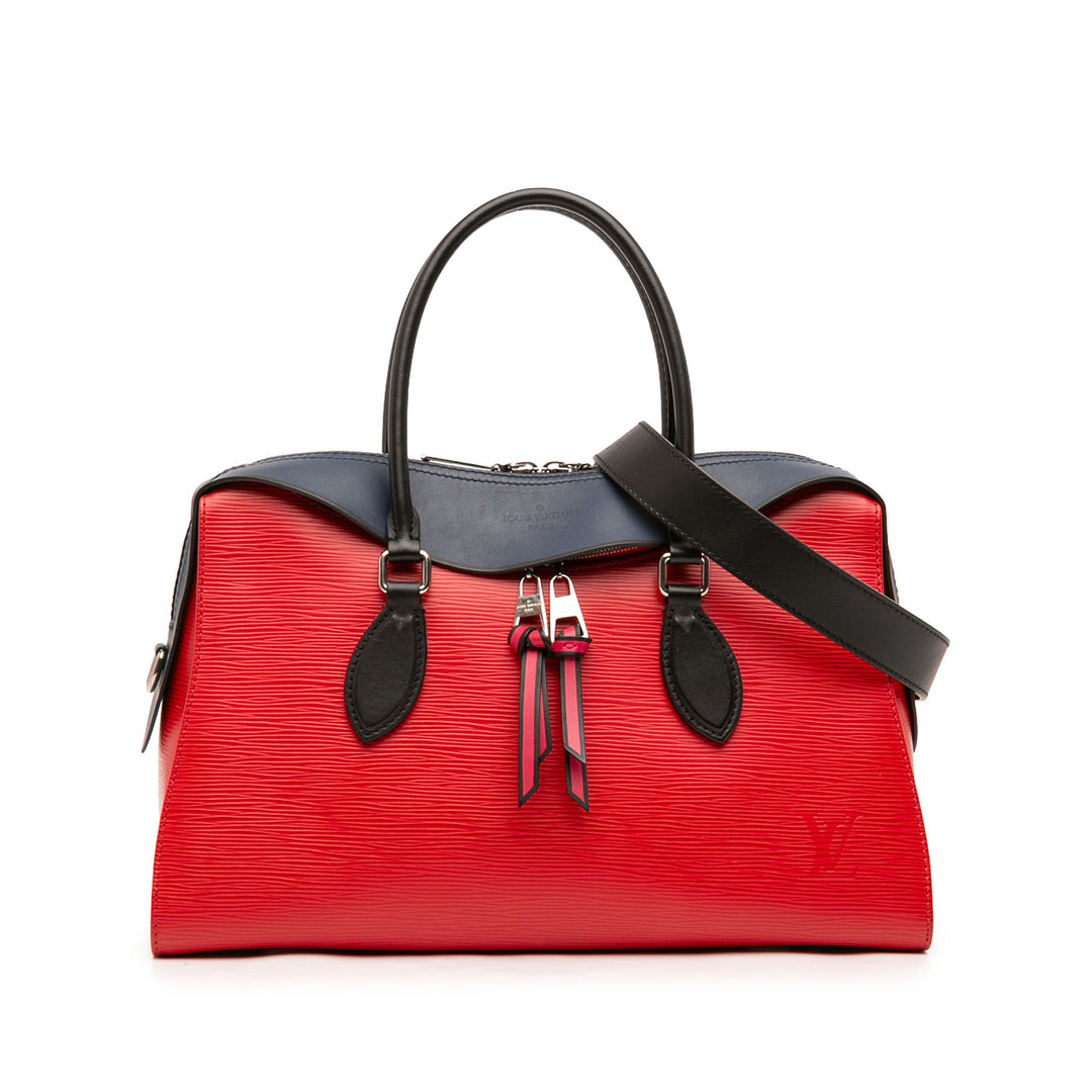 Louis Vuitton Sac à main Tuileries Épi Bleu – vue principale – GABY PARIS