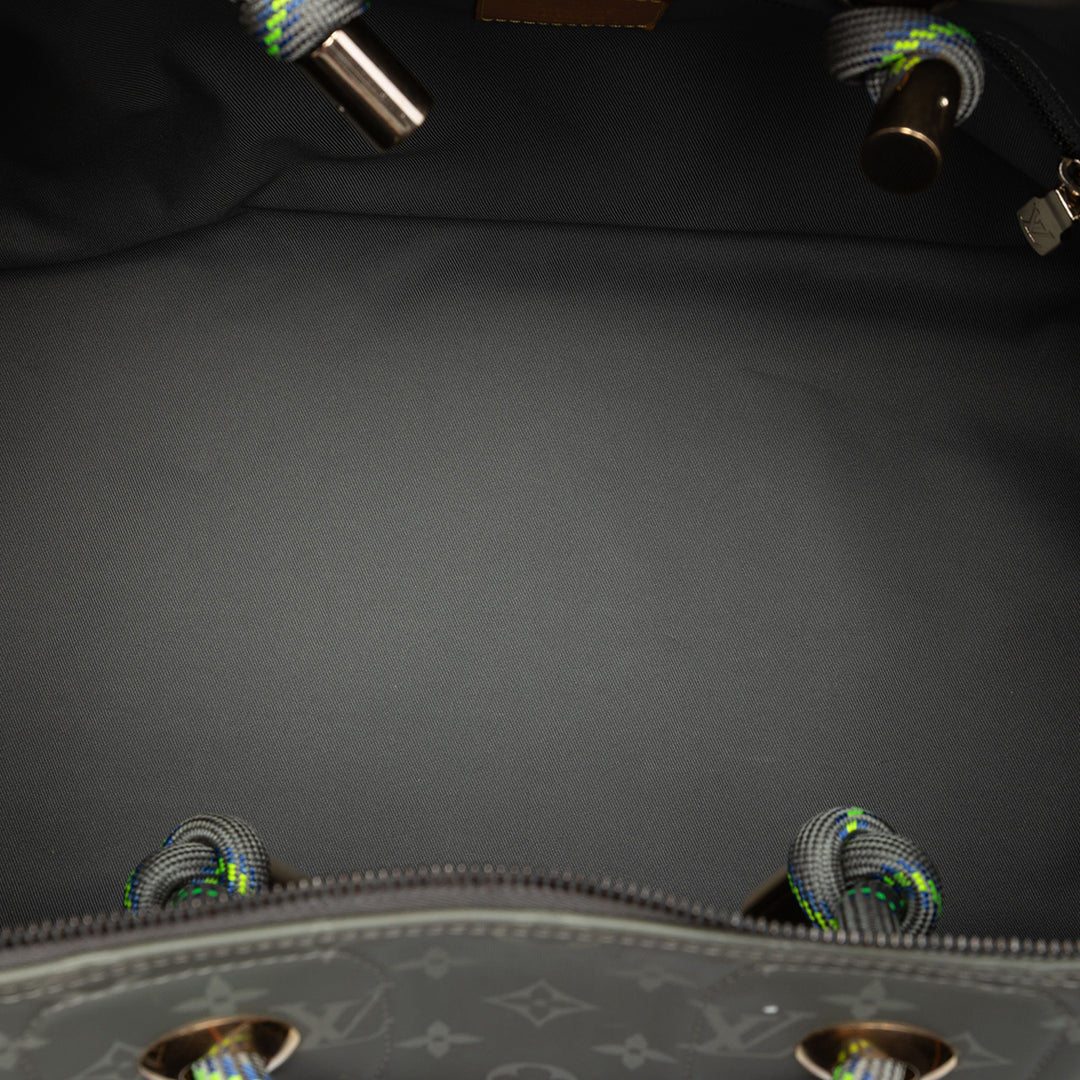 Louis Vuitton Monogram Titanium Keepall Bandouliere 50