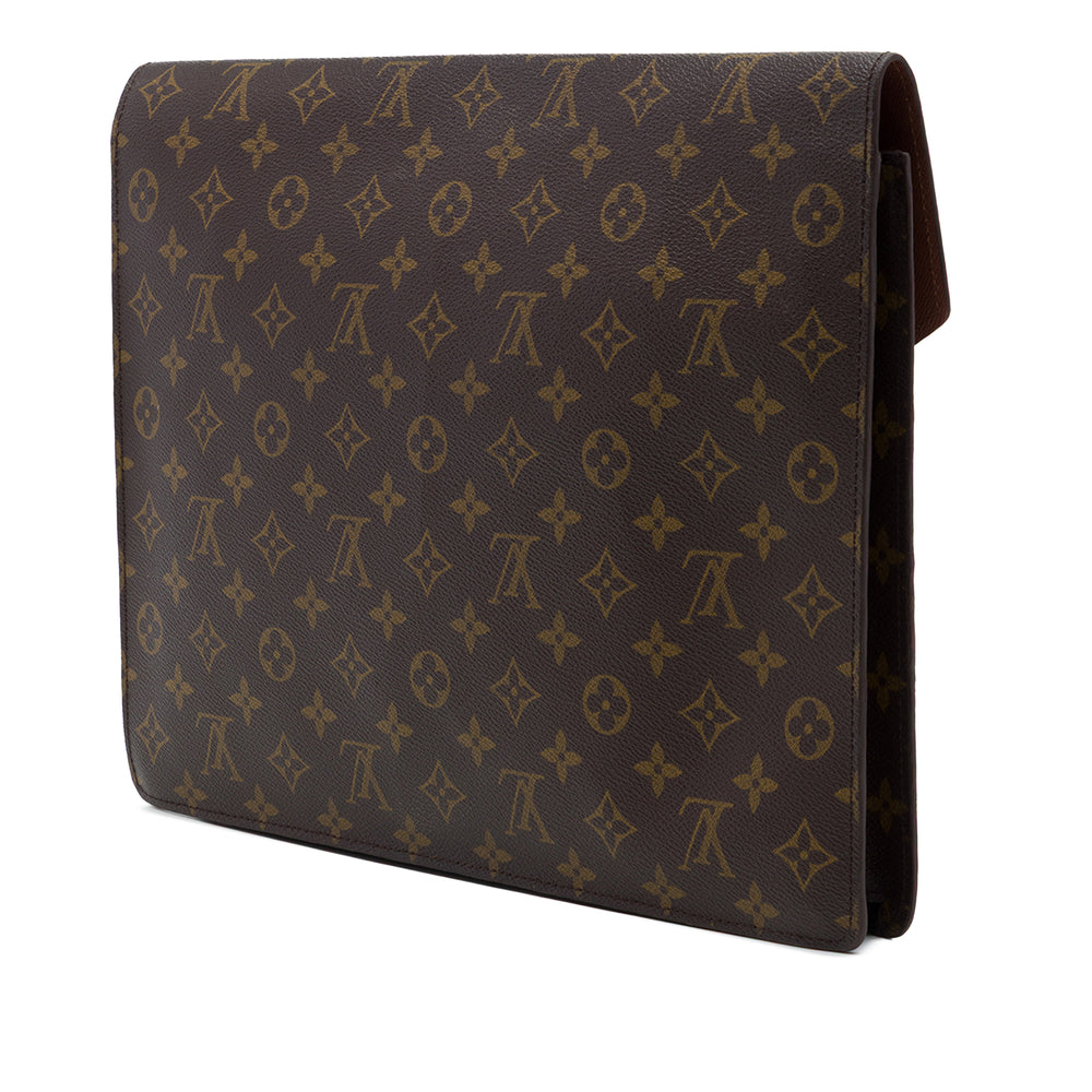 Louis Vuitton Porte-documents Porte Documents Senateur Monogram Marron – vue 2 – GABY PARIS