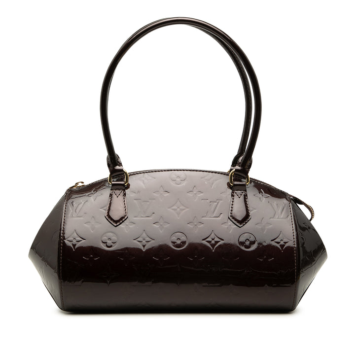 Sherwood PM Cuir verni Monogram Violet
