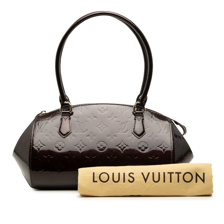 Sherwood PM Cuir verni Monogram Violet