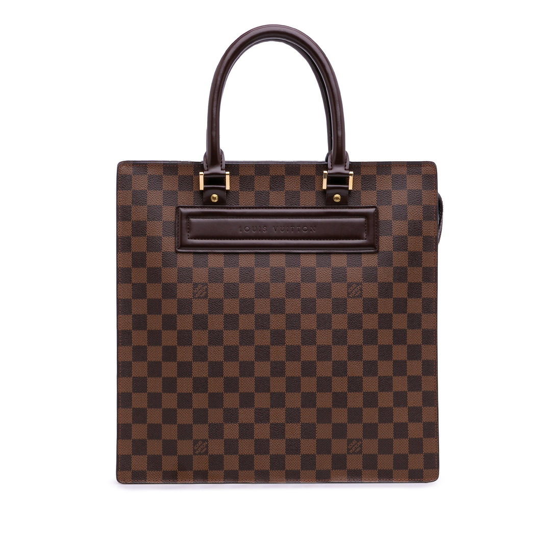 Damier Ebene Venice Sac Plat GM Brown - Gaby Paris