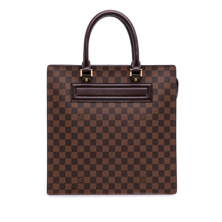 Damier Ebene Venice Sac Plat GM Brown - Gaby Paris