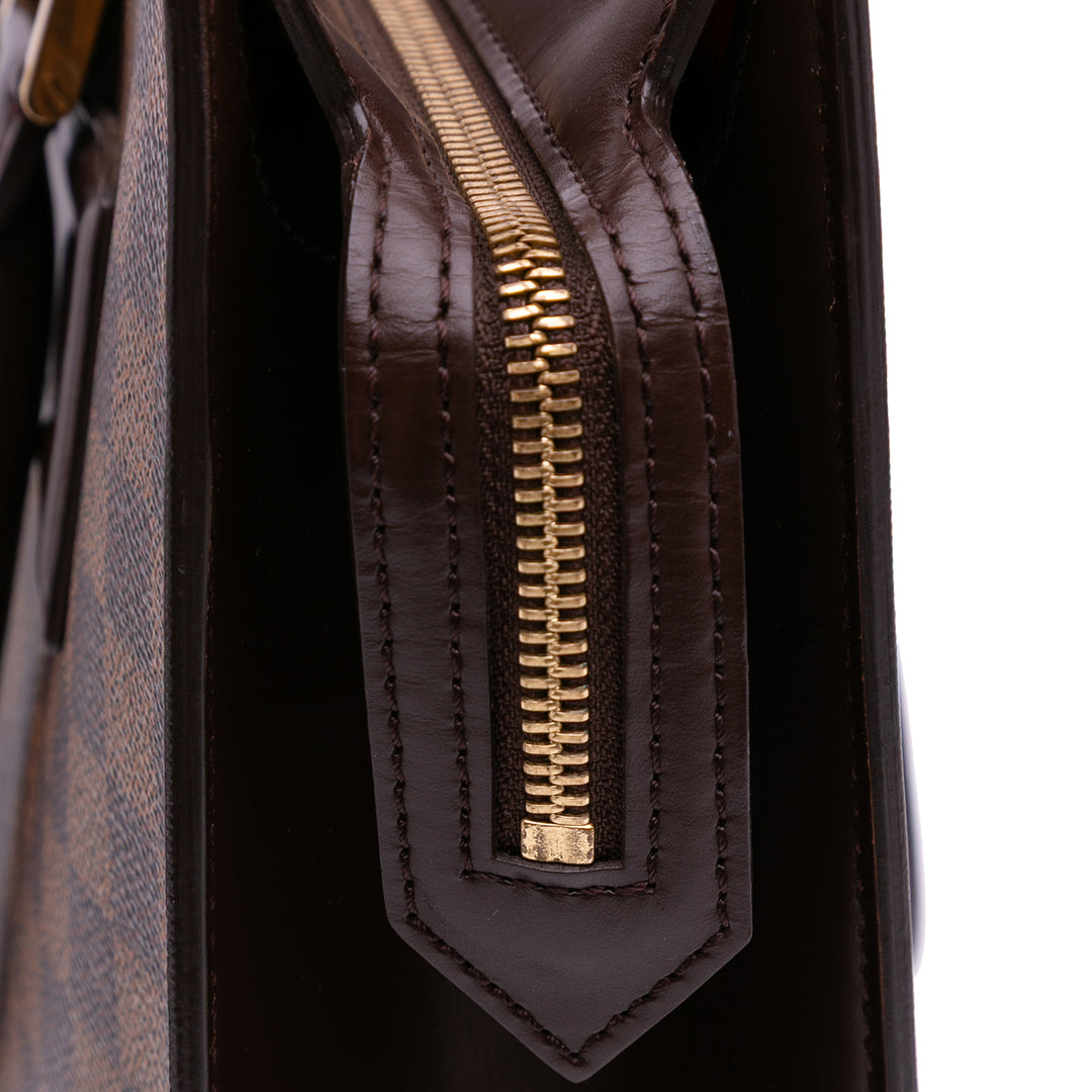 Damier Ebene Venice Sac Plat GM Brown - Gaby Paris