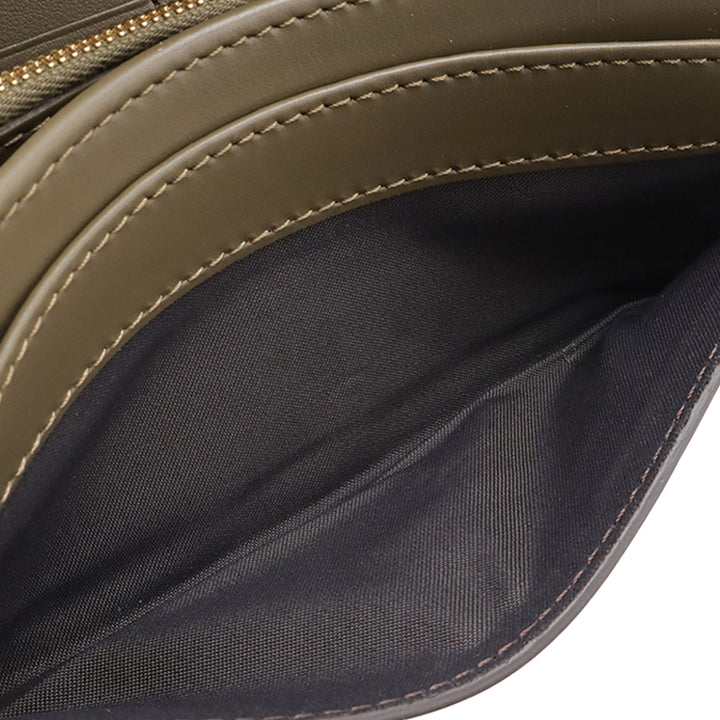 Fendi Smooth et Cuir de veau grainé Vitello King Cruise FF Diamonds Continental Envelope Wallet on Chain