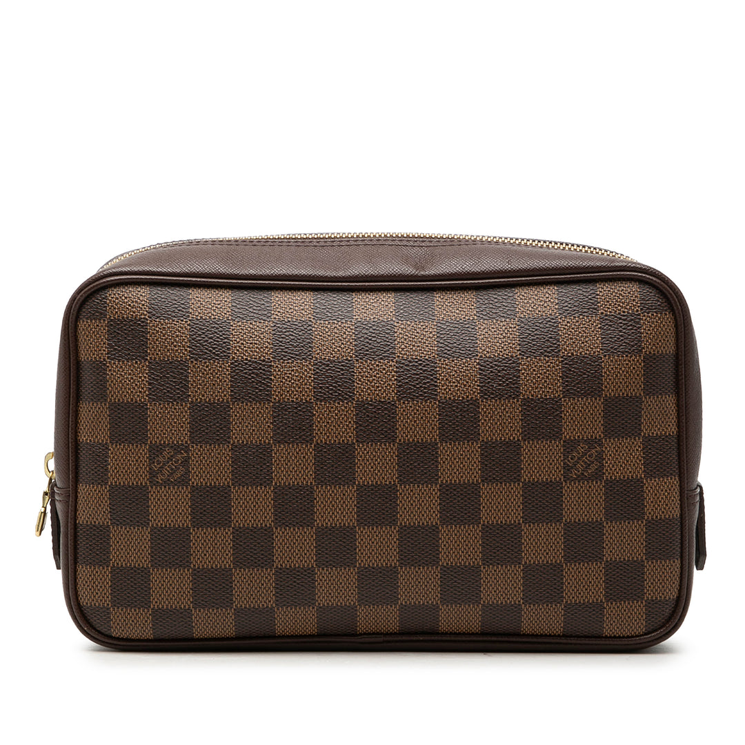 Louis Vuitton Trousse Toilette 25 Damier Ébène Marron