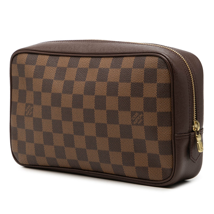 Louis Vuitton Trousse Toilette 25 Damier Ébène Marron