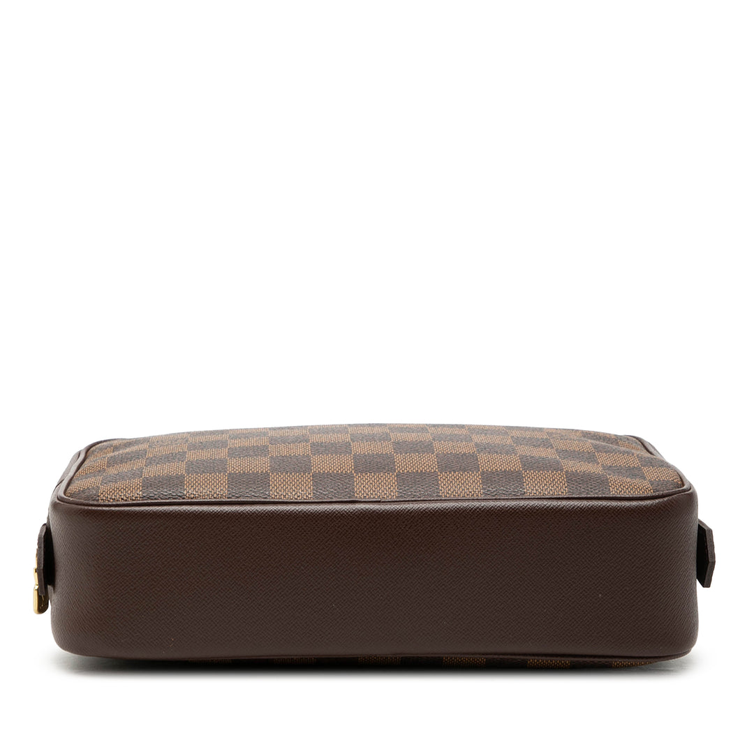 Louis Vuitton Trousse Toilette 25 Damier Ébène Marron