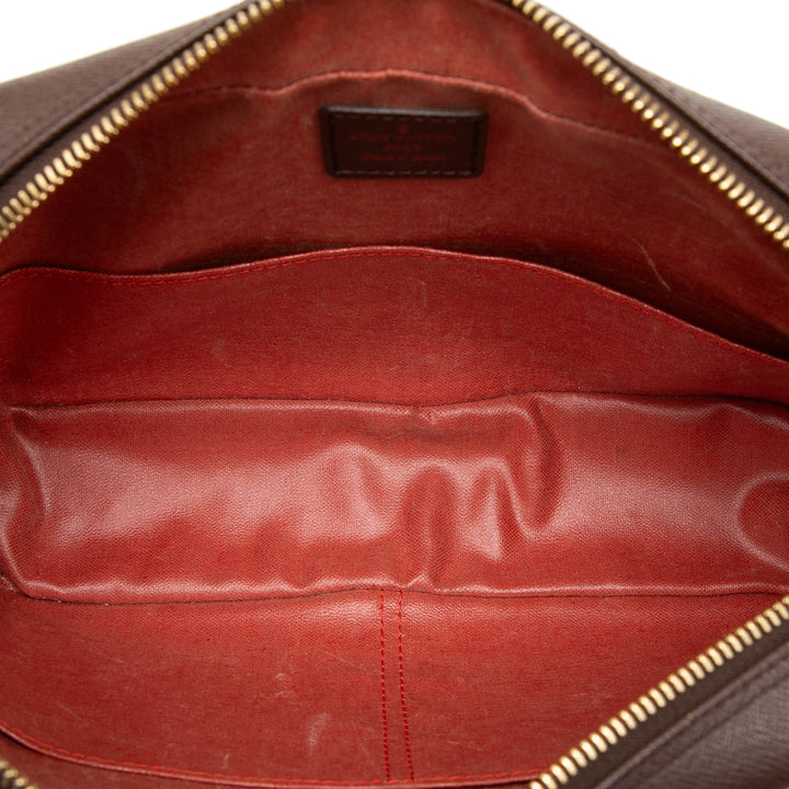 Louis Vuitton Trousse Toilette 25 Damier Ébène Marron