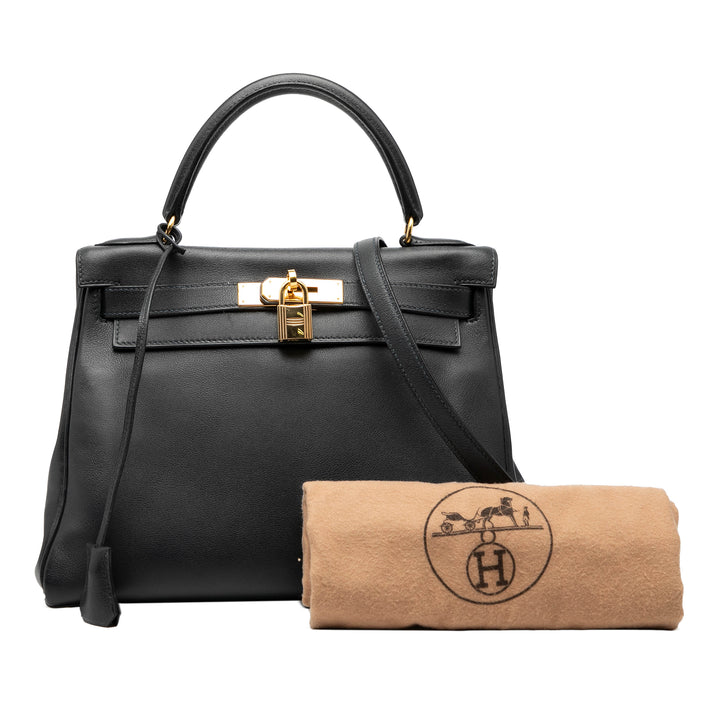 Hermès Togo Kelly II Retourne 28 – GABY PARIS Authentique