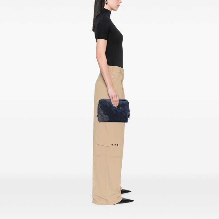 Fendi Étui Zucca Gradient FF 1974 Toiletry Bleu – vue 6 – GABY PARIS