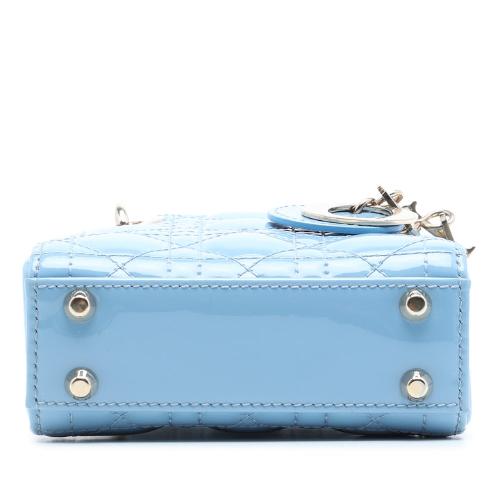 Lady Dior Cannage Micro Bleu