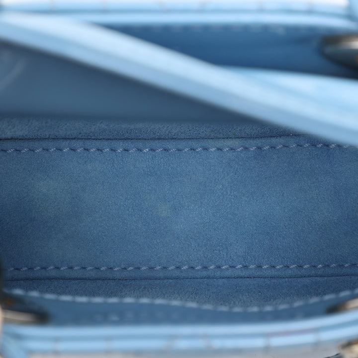 Lady Dior Cannage Micro Bleu
