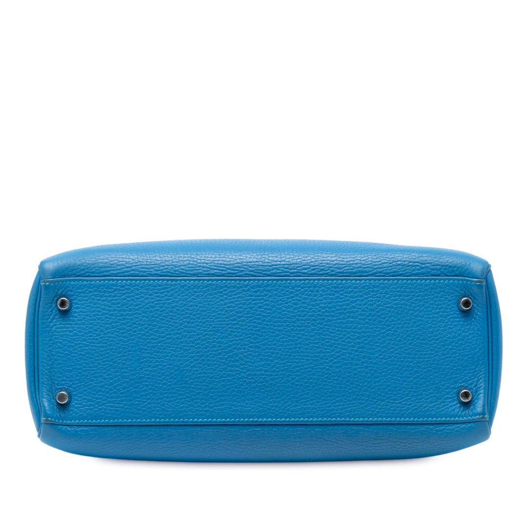 Hermès Togo Kelly II Retourne 32 Bleu