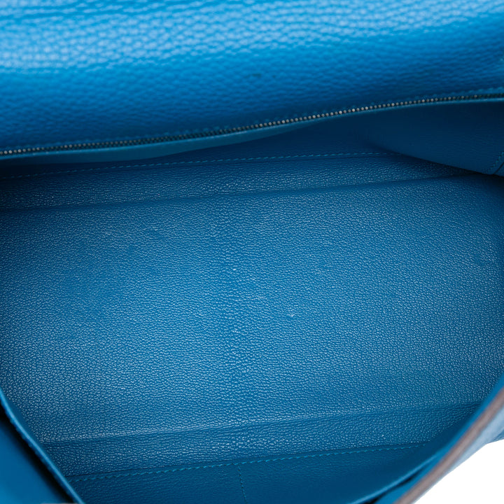 Hermès Togo Kelly II Retourne 32 Bleu