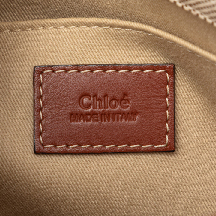 Chloé Small Toile Woody Cabas