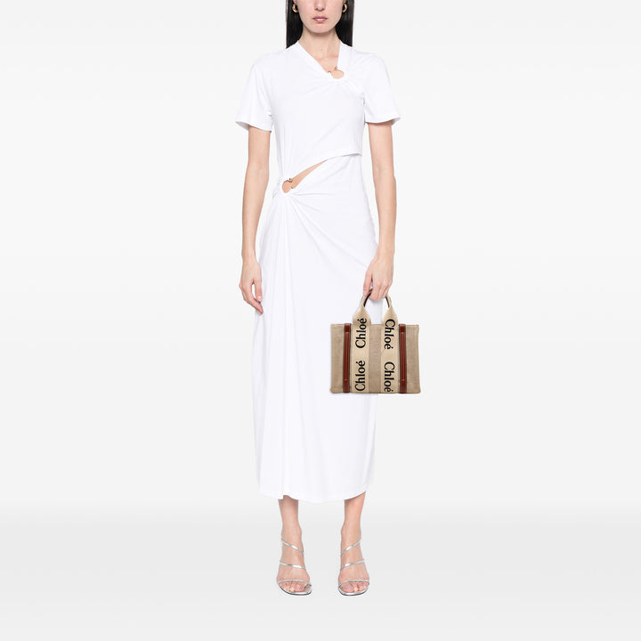 Chloé Small Toile Woody Cabas