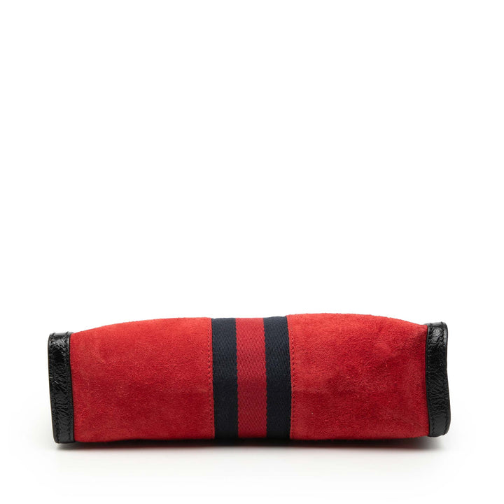 Gucci Small Daim Web Ophidia Chain Sac porté croisé