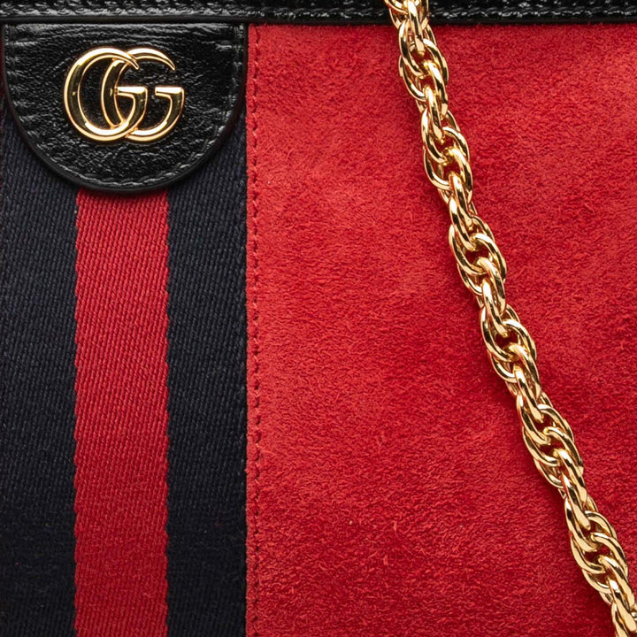Gucci Small Daim Web Ophidia Chain Sac porté croisé