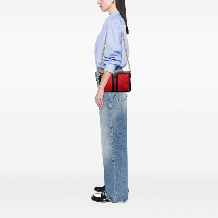 Gucci Small Daim Web Ophidia Chain Sac porté croisé