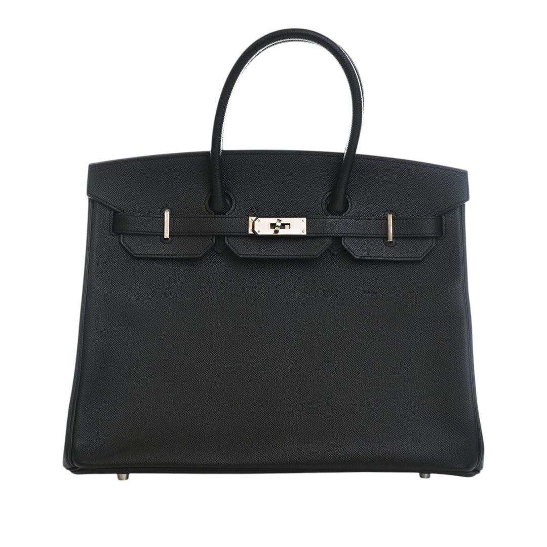 Birkin Retourne 35 Epsom Noir