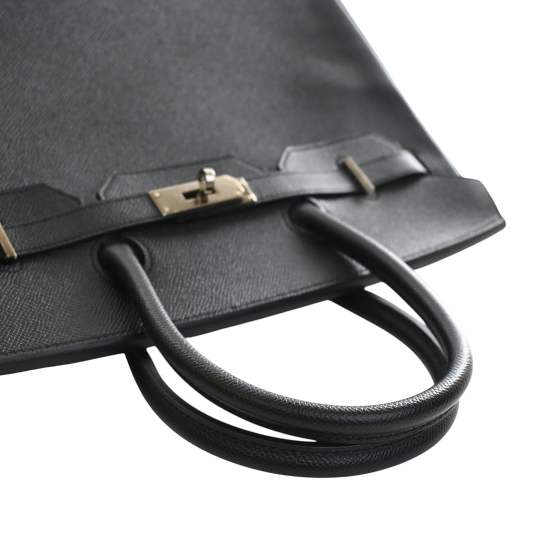 Birkin Retourne 35 Epsom Noir