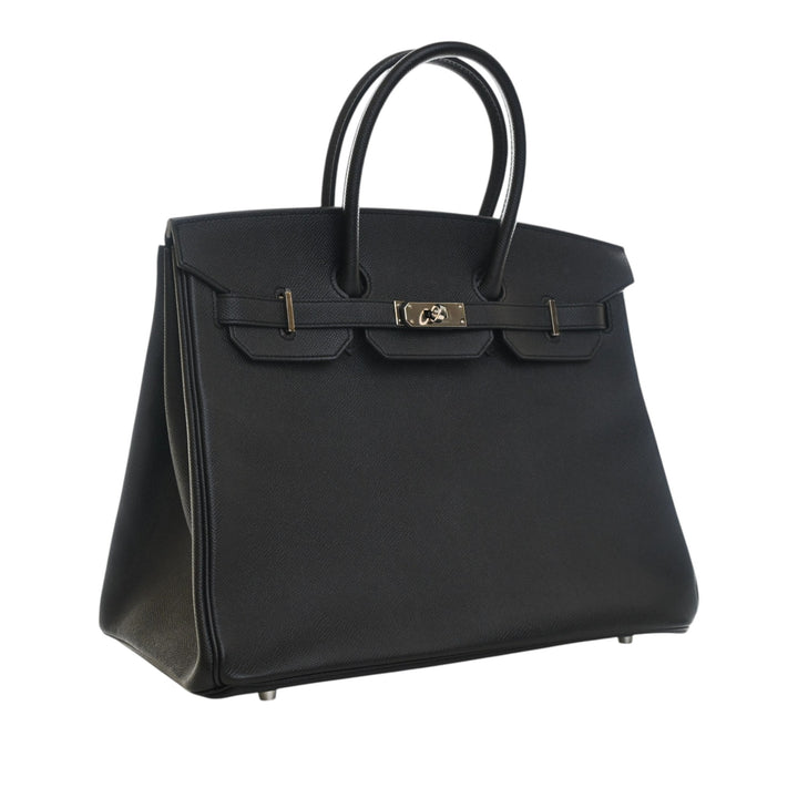 Birkin Retourne 35 Epsom Noir