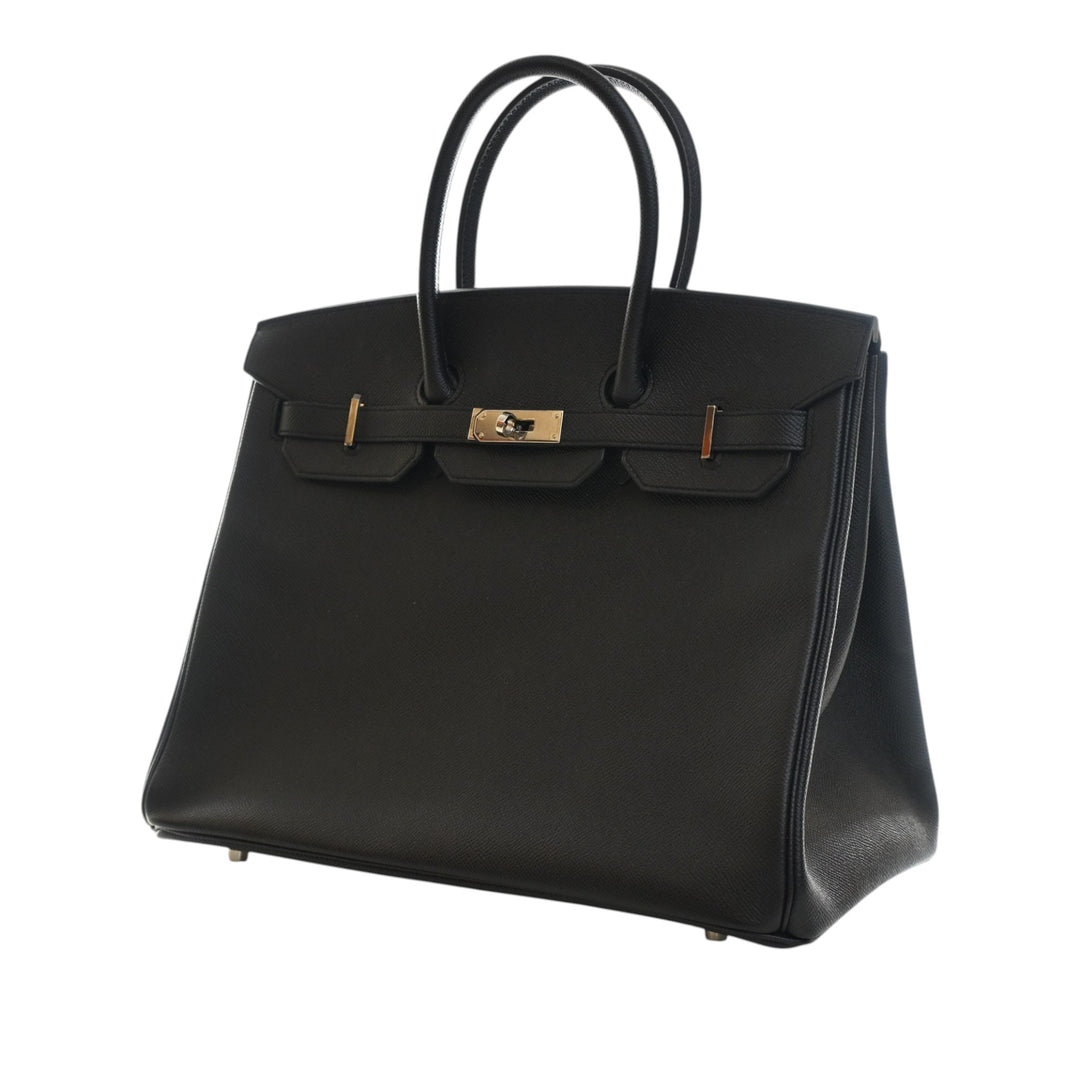 Birkin Retourne 35 Epsom Noir