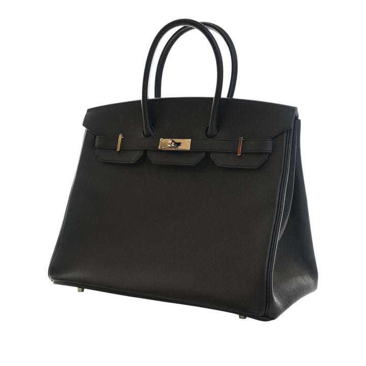 Birkin Retourne 35 Epsom Noir