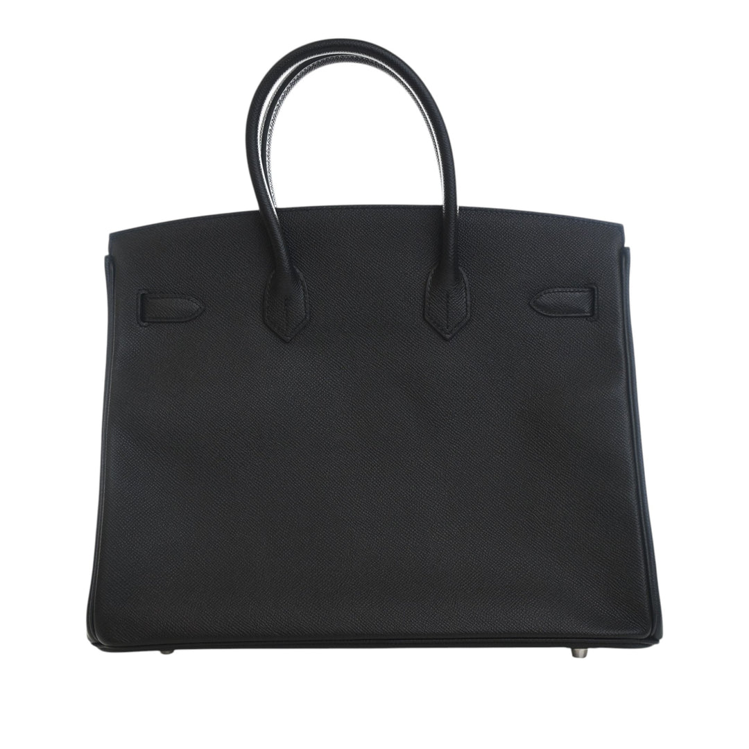 Birkin Retourne 35 Epsom Noir