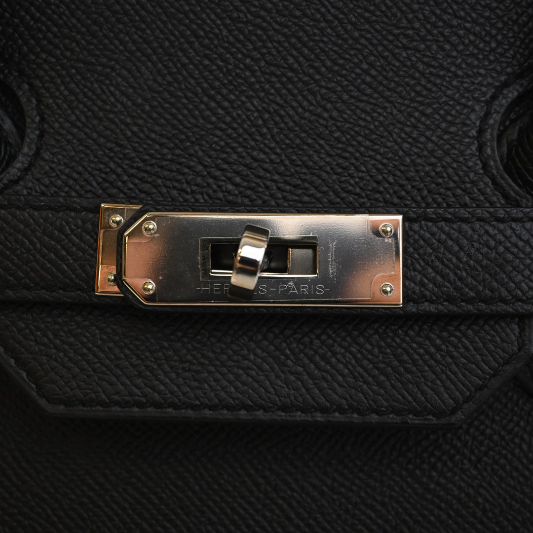 Birkin Retourne 35 Epsom Noir