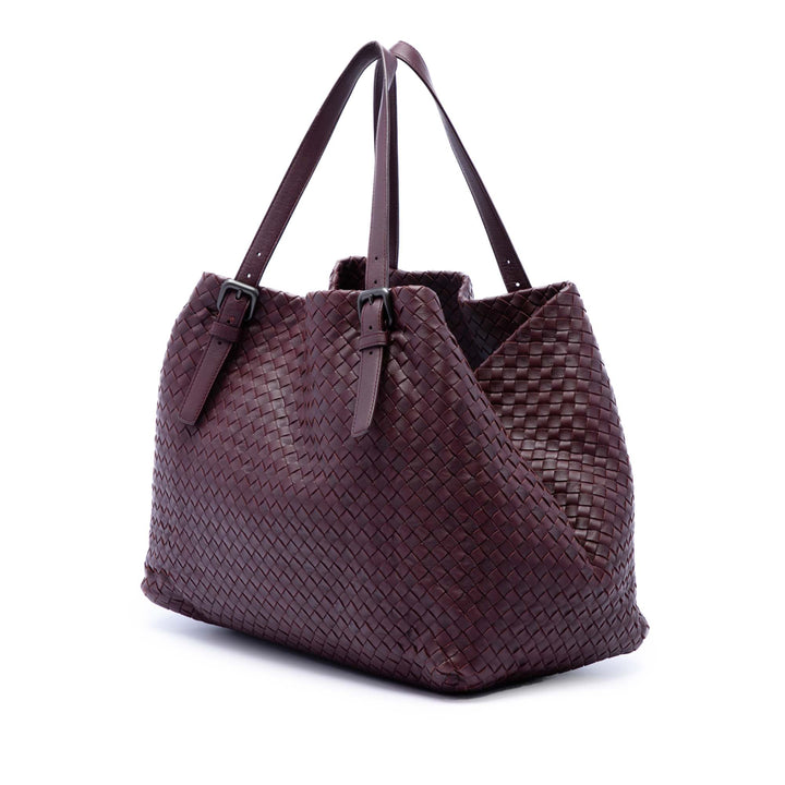 Bottega Veneta Large Nappa Intrecciato Cesta Cabas