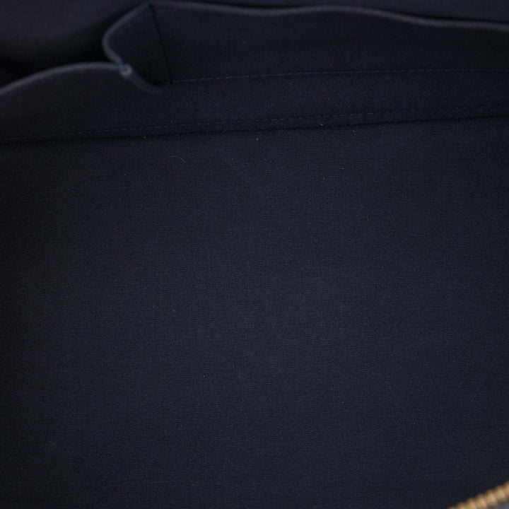Alma GM Cuir verni Monogram Bleu