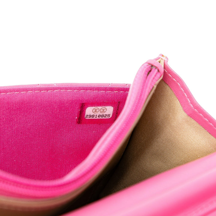 Chanel Cuir d’agneau Perle Crush Wallet on Chain