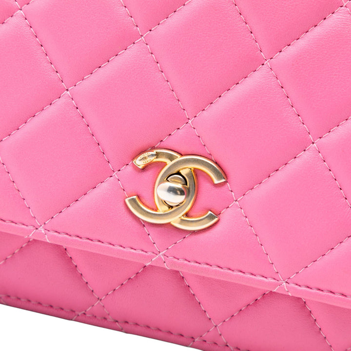 Chanel Cuir d’agneau Perle Crush Wallet on Chain