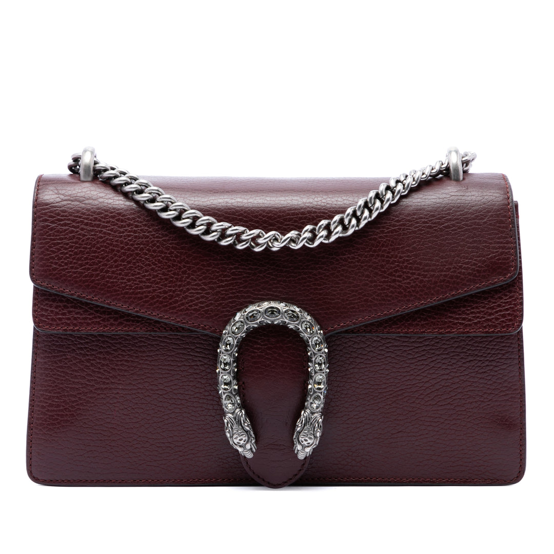 Dionysus Sac Moyen Cuir de veau Rouge
