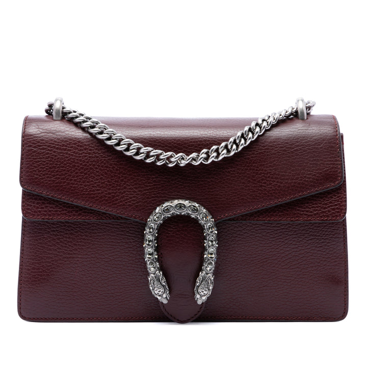 Dionysus Sac Moyen Cuir de veau Rouge