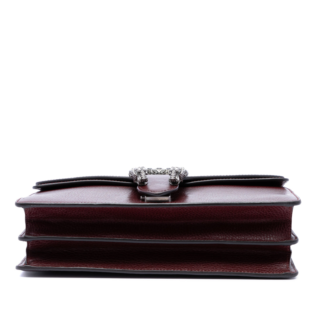 Dionysus Sac Moyen Cuir de veau Rouge